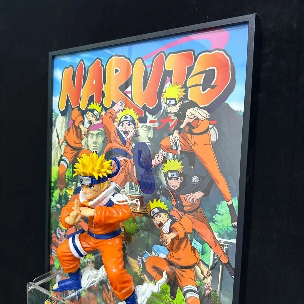 Naruto Anime | Poster with figurines | 2 in 1