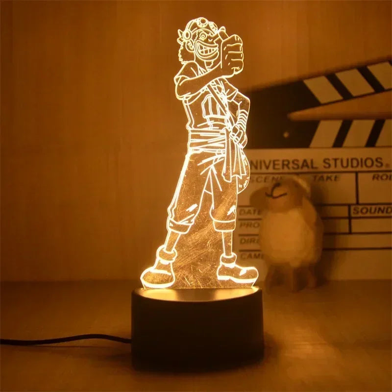 3D Anime One Piece | LED Night Lights | Acrylic Lamp