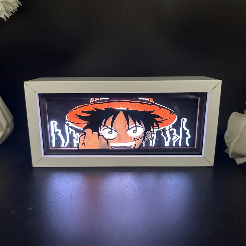 One Piece | 3D Anime LED Light Box | Decoration Lamp with favorite characters