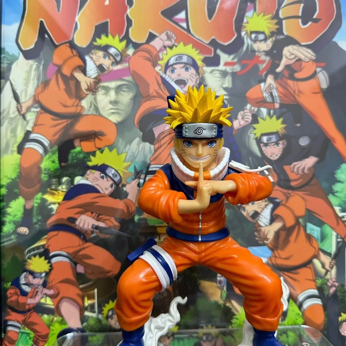 Naruto Anime | Poster with figurines | 2 in 1