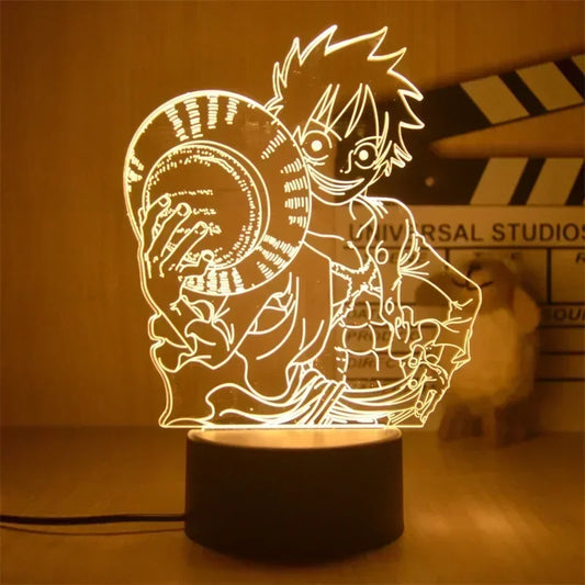 3D Anime One Piece | LED Night Lights | Acrylic Lamp