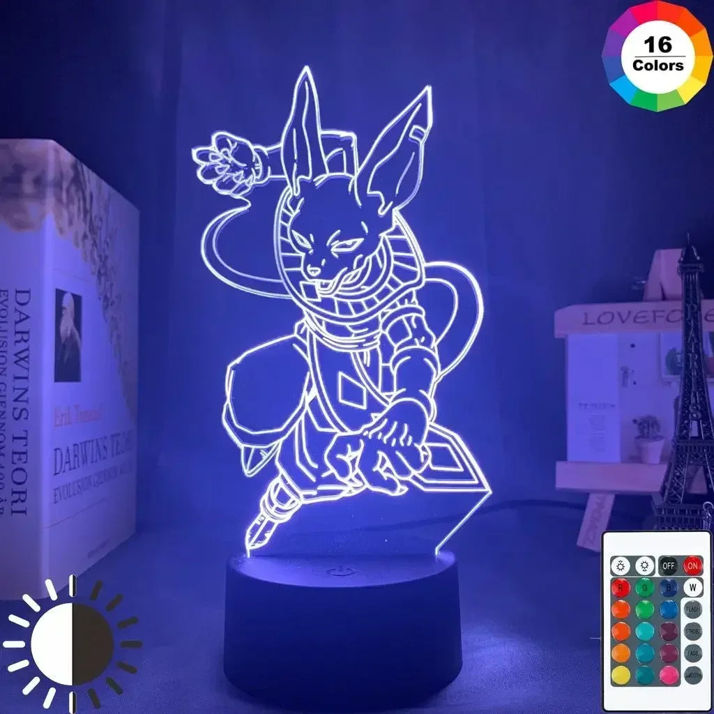 Anime Dragon Ball Z | LED Night Lights | Acrylic Lamp (16 colors)