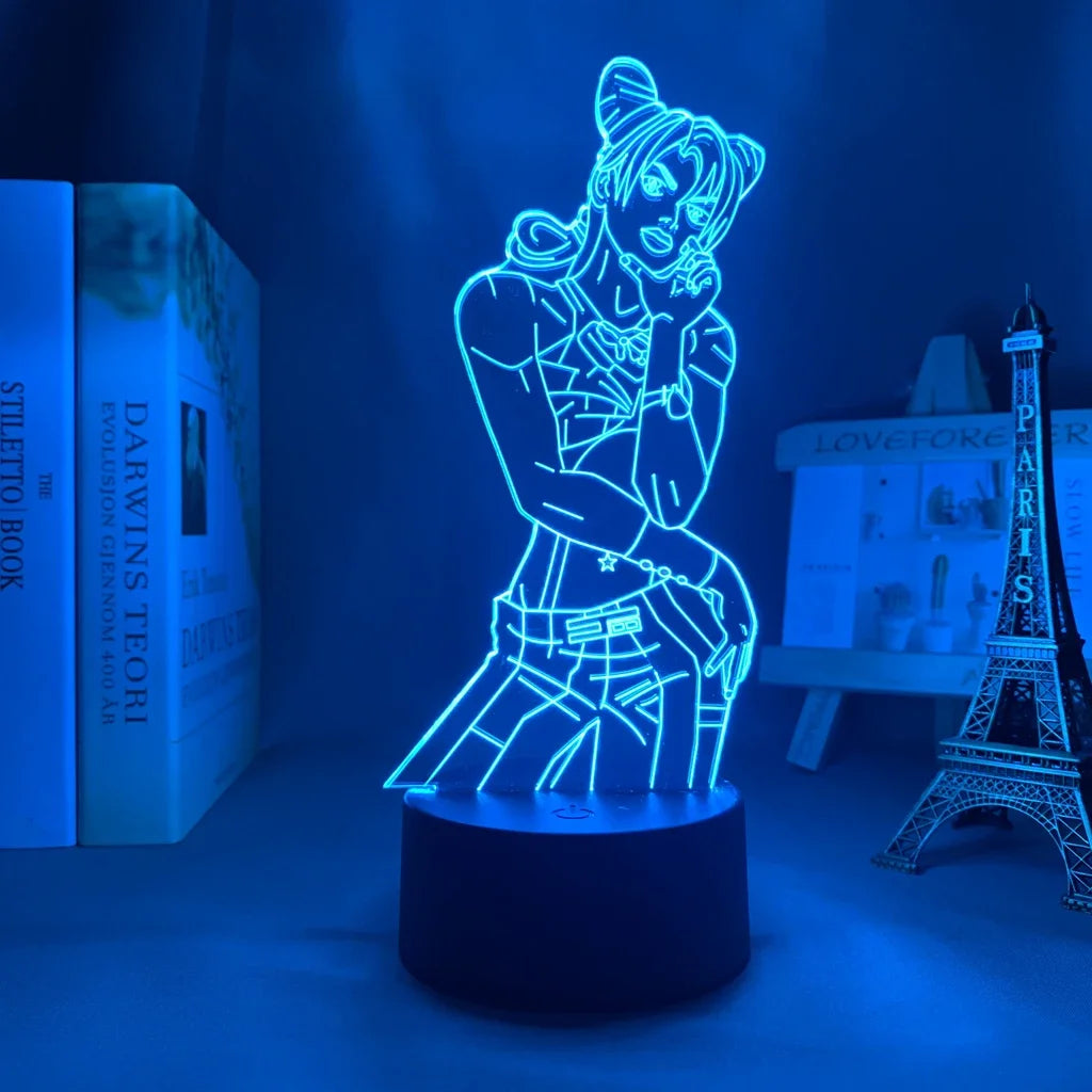 JoJo Bizarre Adventure | LED Night Lights | Acrylic Lamp (16 colors)