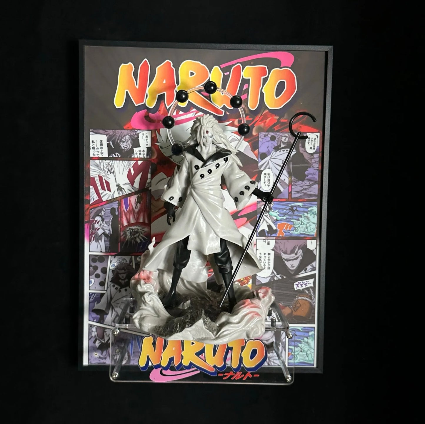 Naruto Anime | Poster with figurines | 2 in 1