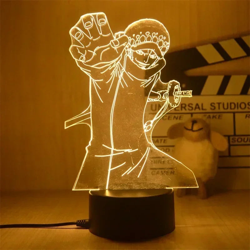 3D Anime One Piece | LED Night Lights | Acrylic Lamp