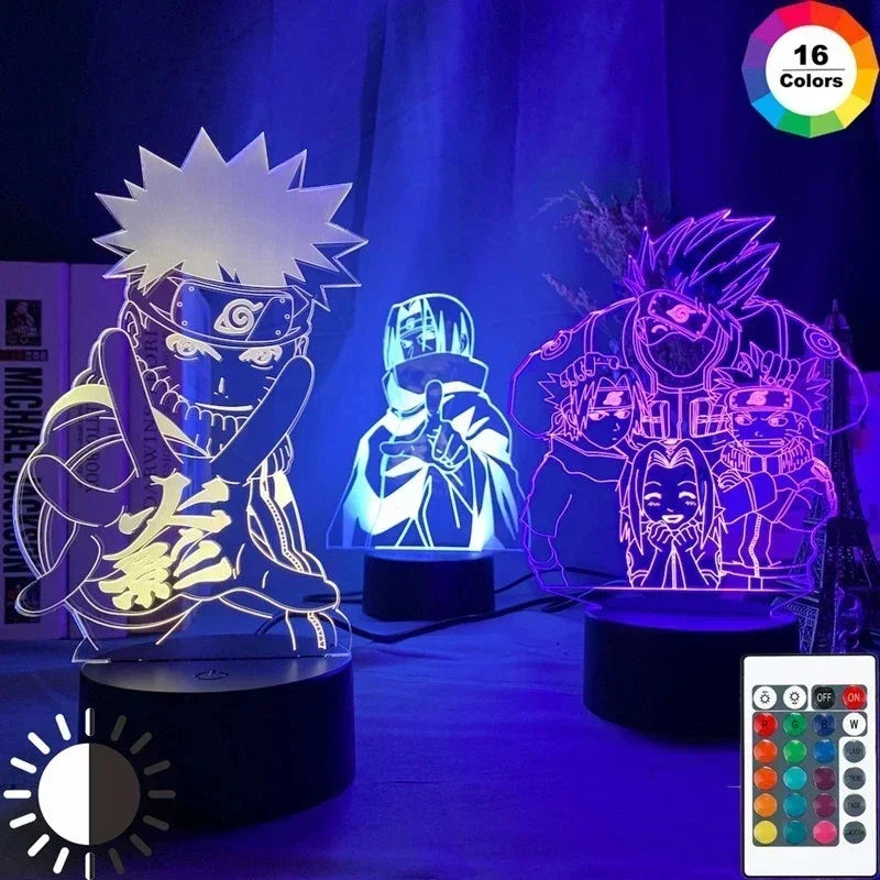 Naruto | LED Night Lights | Acrylic Lamp (16 colors)