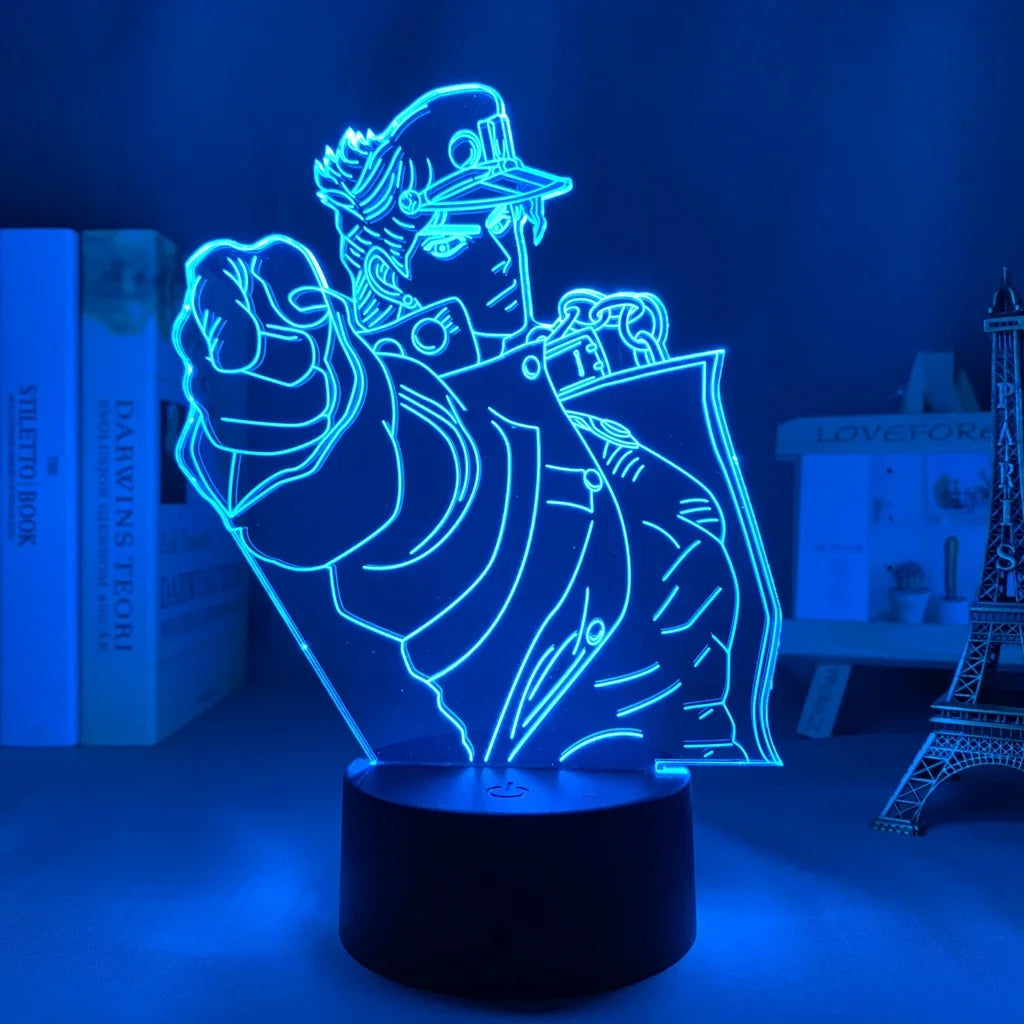 JoJo Bizarre Adventure | LED Night Lights | Acrylic Lamp (16 colors)