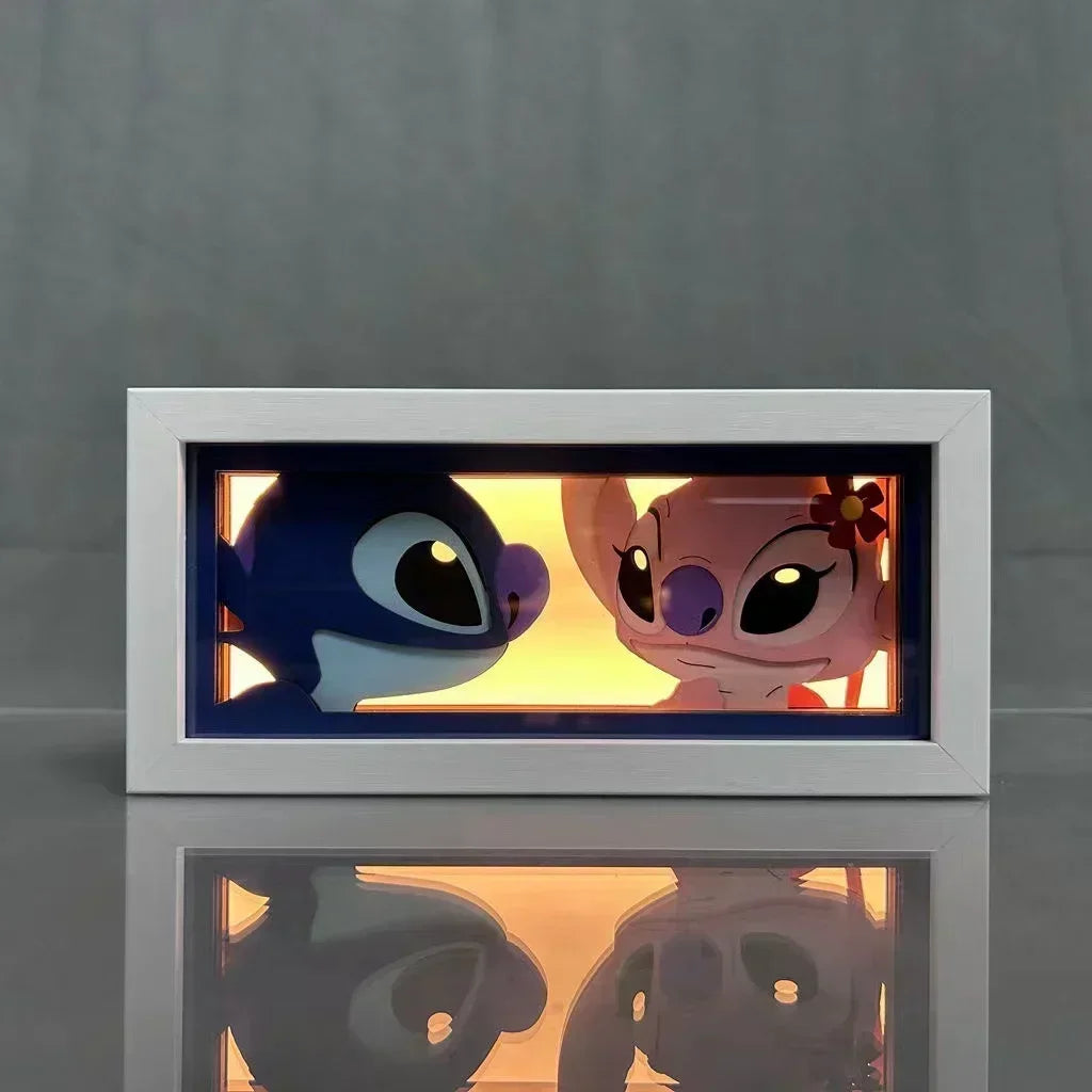 Lilo & Stitch | 3D Anime LED Light Box | Decoration Lamp with favorite characters