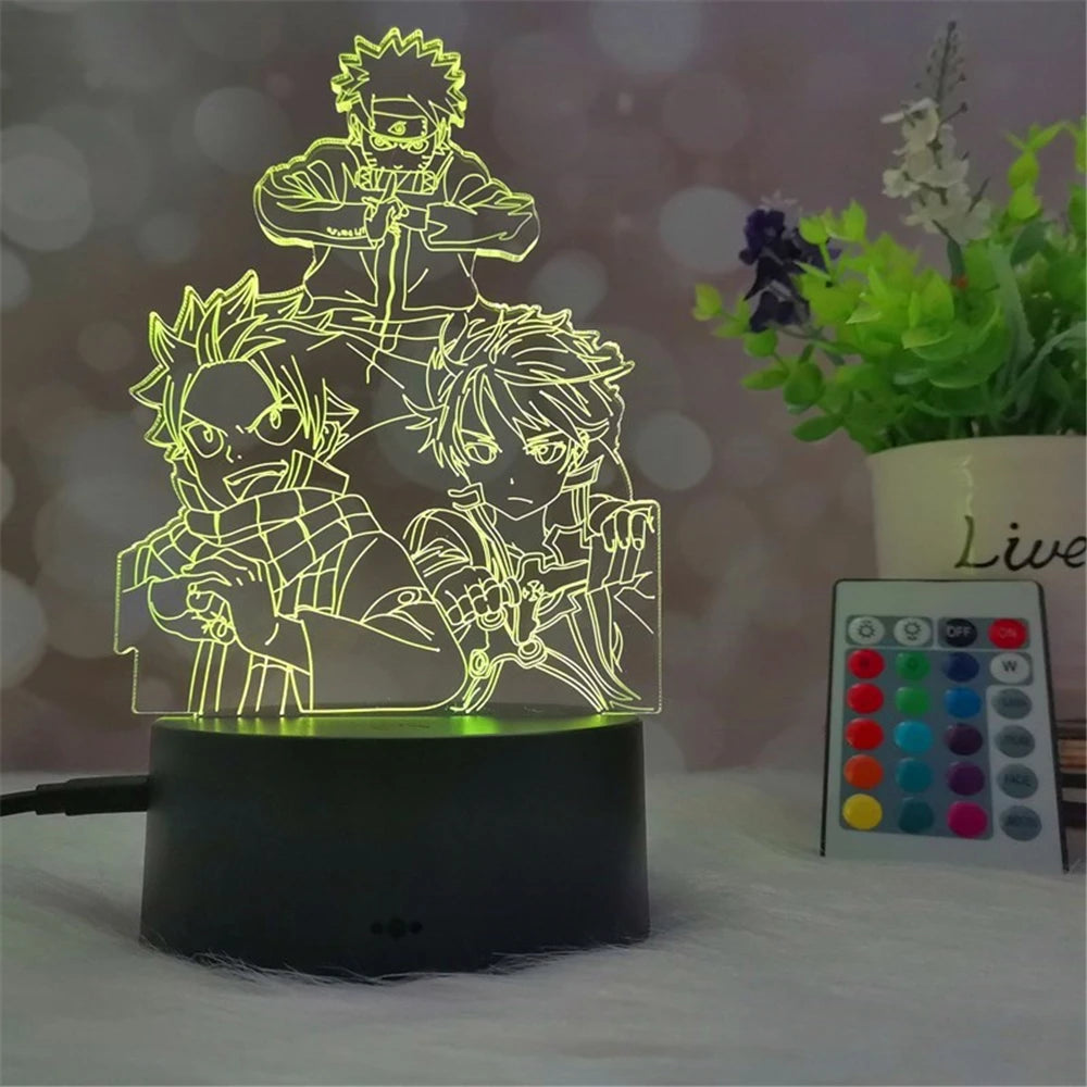 Naruto | LED Night Lights | Acrylic Lamp (16 colors)