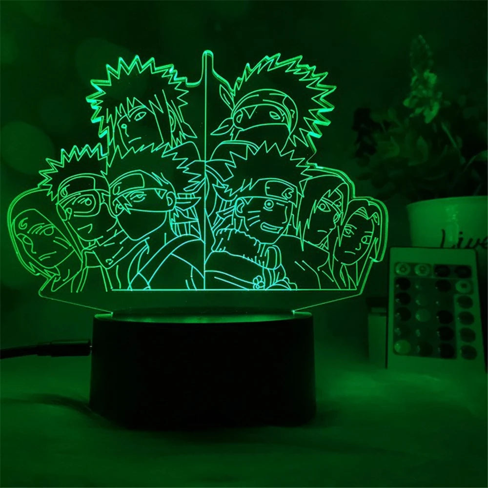 Naruto | LED Night Lights | Acrylic Lamp (16 colors)