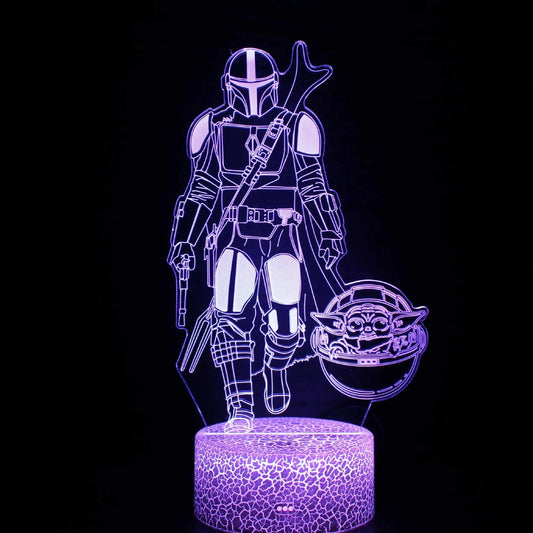 Star Wars | LED Night Lights | Acrylic Lamp (16 colors)