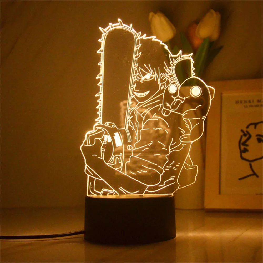 Chainsawman | LED Night Lights | Acrylic Lamp