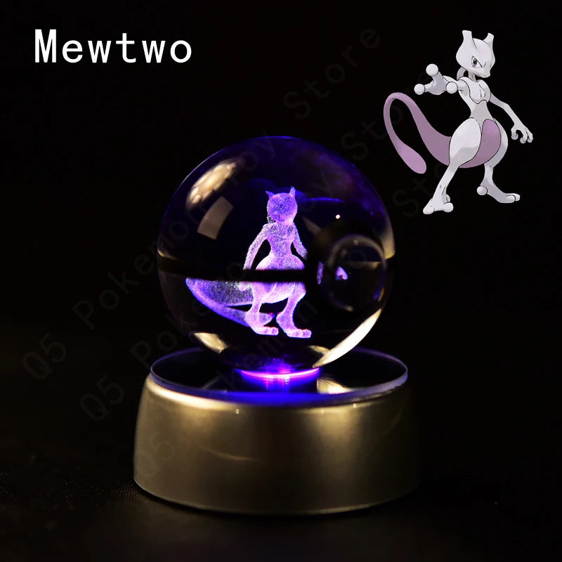 Boule de cristal Pokémon 3D | Décorations lumineuses pour tous 