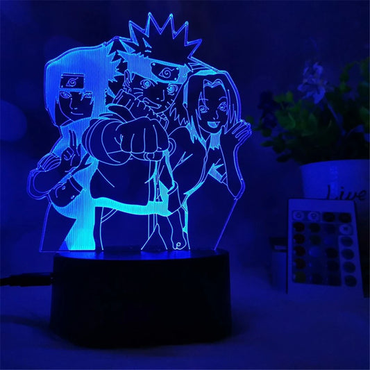 Naruto | LED Night Lights | Acrylic Lamp (16 colors)