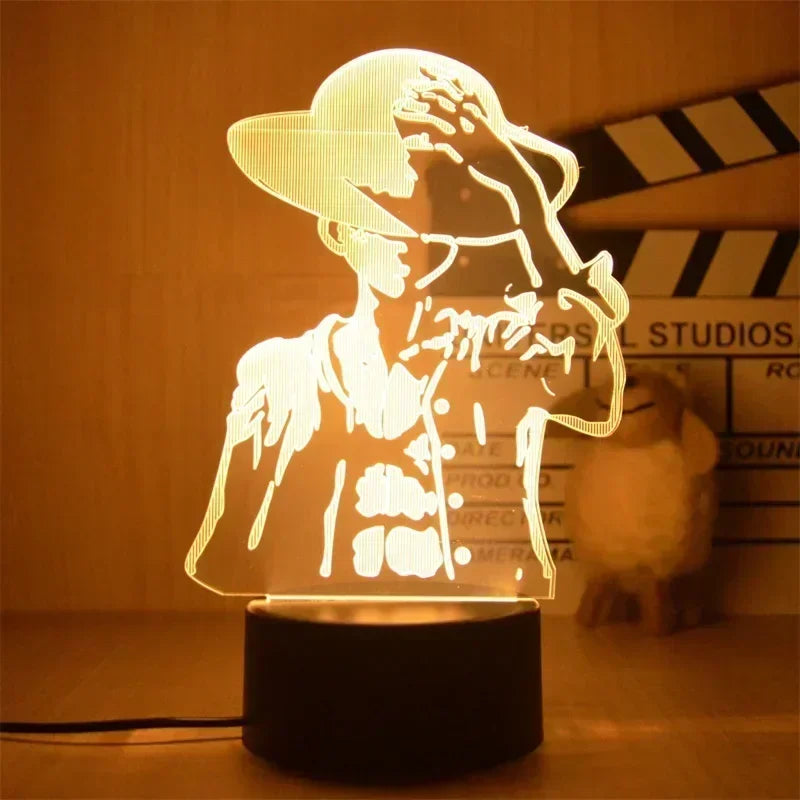 3D Anime One Piece | LED Night Lights | Acrylic Lamp