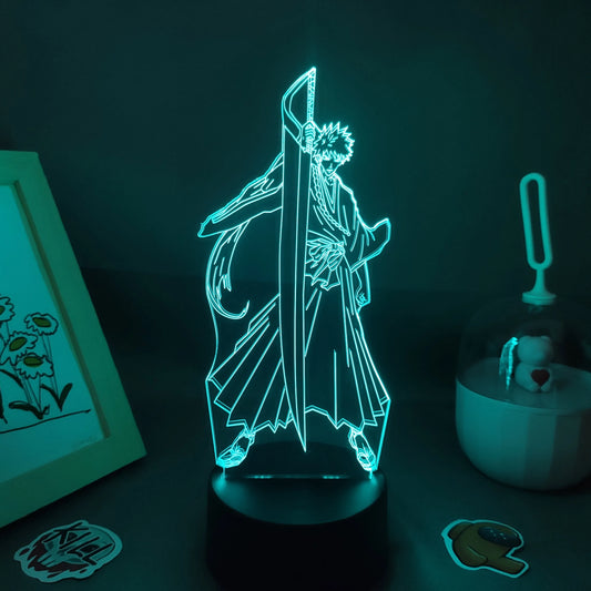 Anime Bleach Figure | LED Night Lights | Acrylic Lamp (16 colors)