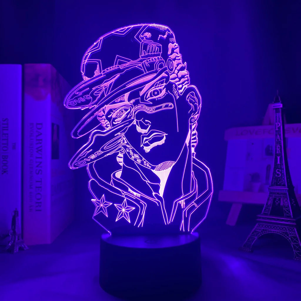 JoJo Bizarre Adventure | LED Night Lights | Acrylic Lamp (16 colors)