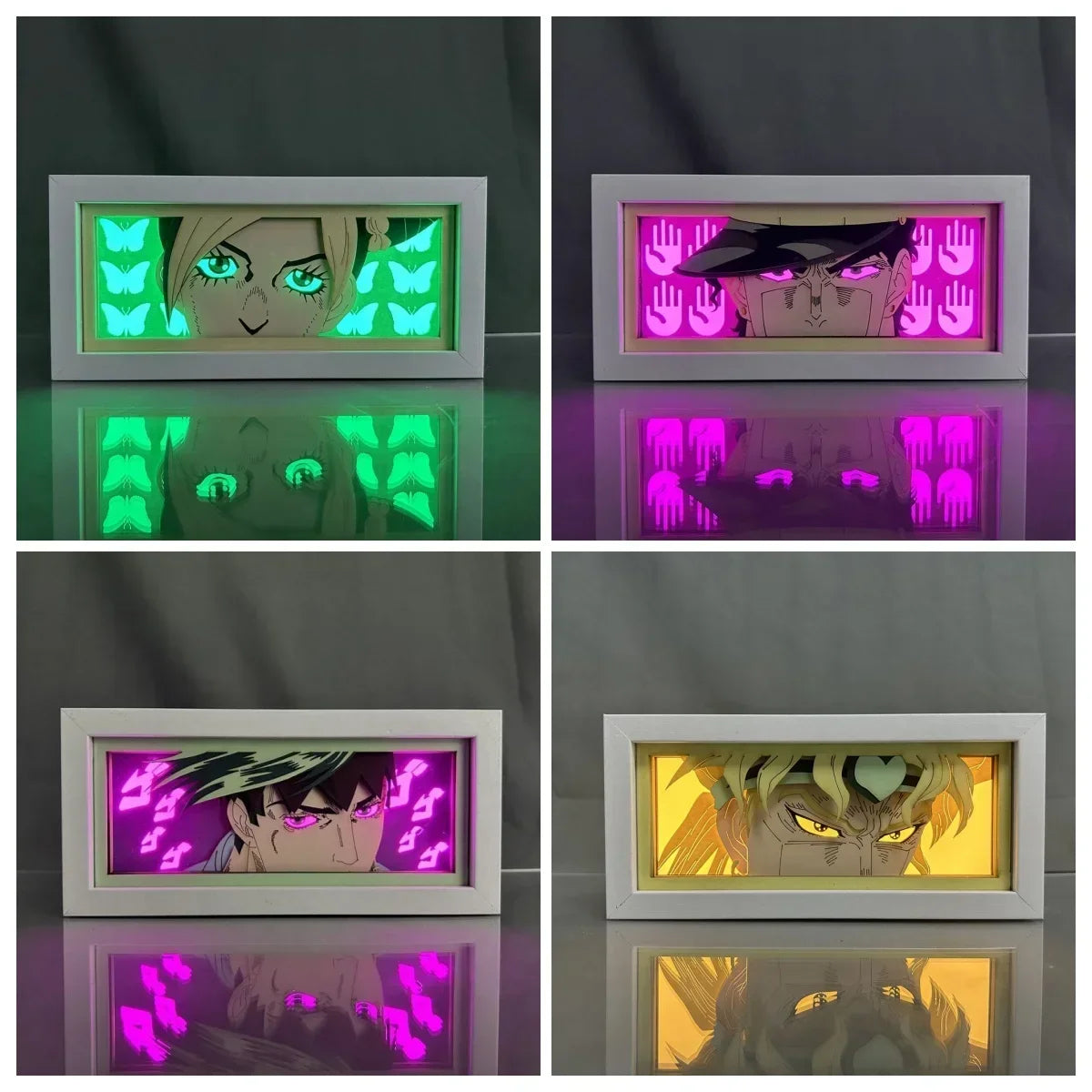 JoJo's Bizarre Adventure | 3D Anime LED Light Box | Decoration Lamp with favorite characters