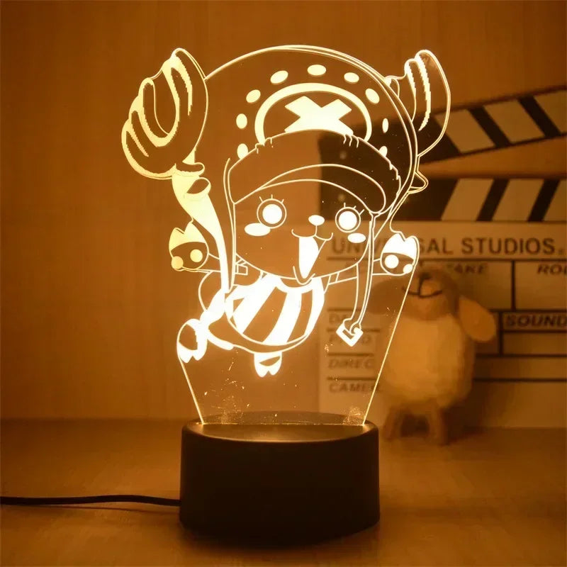 3D Anime One Piece | LED Night Lights | Acrylic Lamp