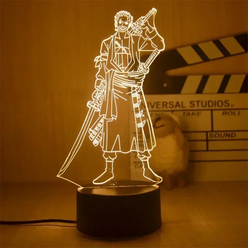 3D Anime One Piece | LED Night Lights | Acrylic Lamp