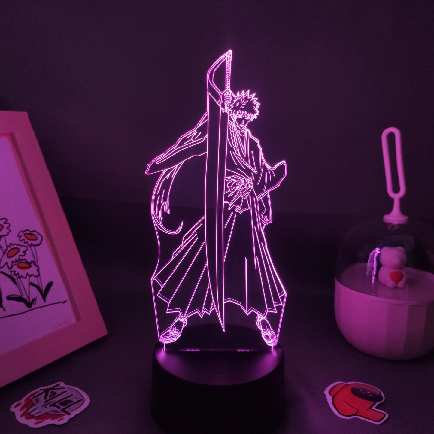 Anime Bleach Figure | LED Night Lights | Acrylic Lamp (16 colors)