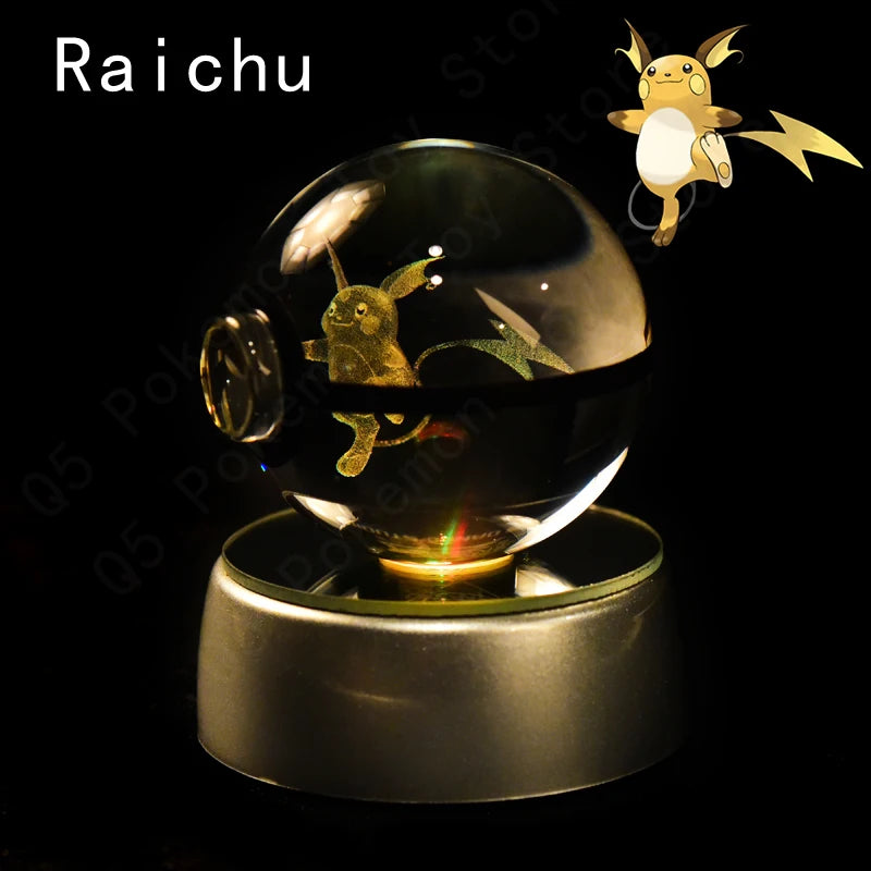 Boule de cristal Pokémon 3D | Décorations lumineuses pour tous 