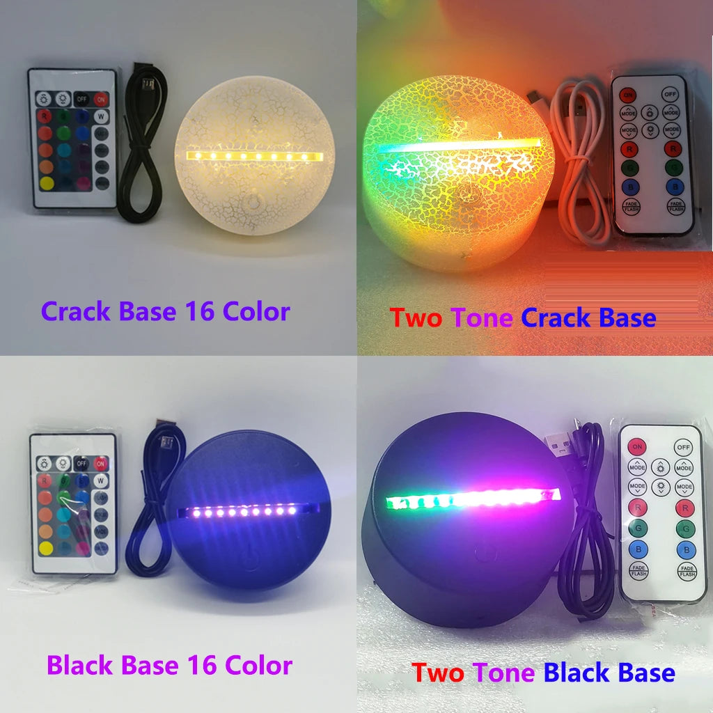 Anime 3D Lamp | LED Night Lights | Acrylic Lamp (7 colors)