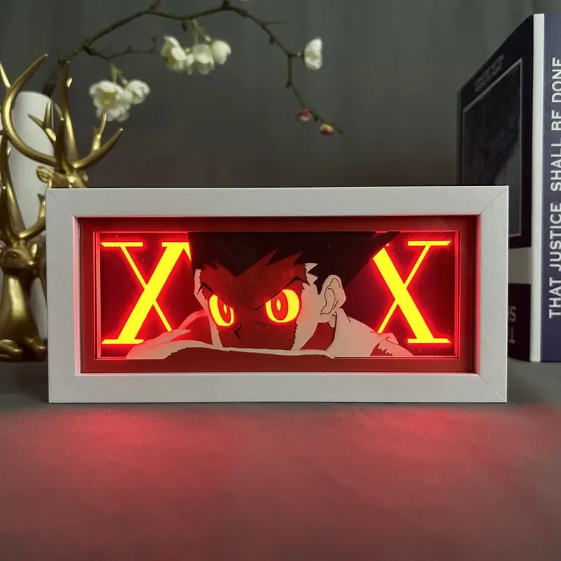 Hunter x hunter | 3D Anime LED Light Box | Decoration Lamp with favorite characters