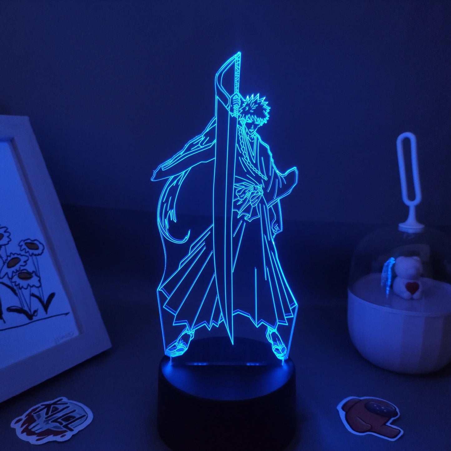 Anime Bleach Figure | LED Night Lights | Acrylic Lamp (16 colors)