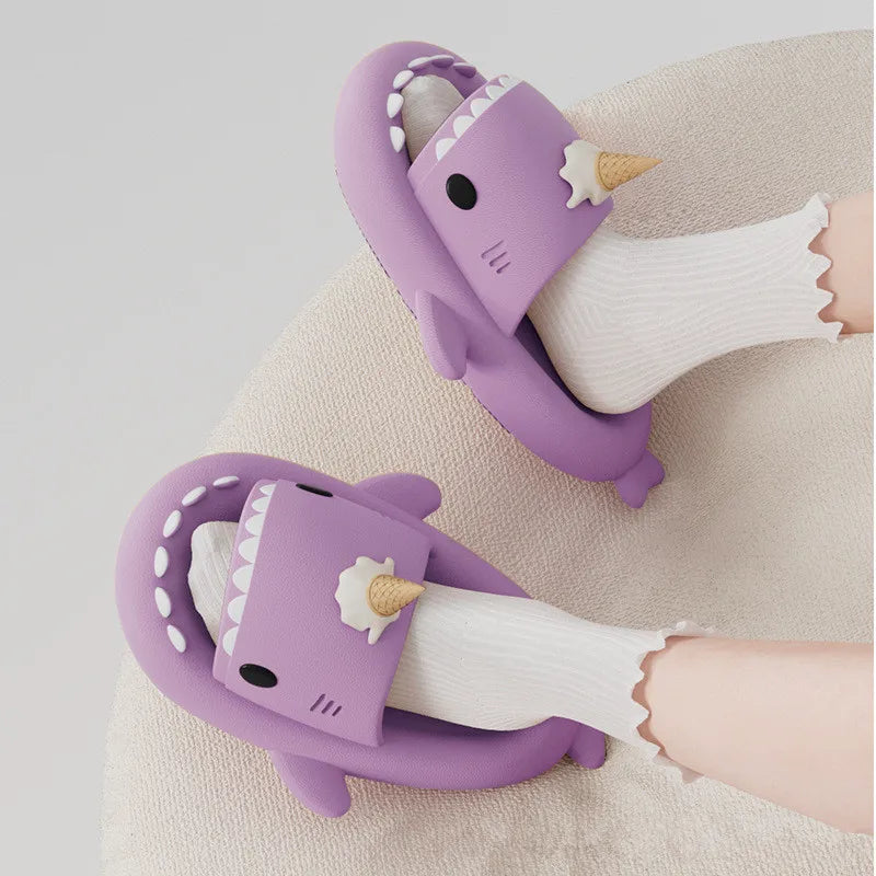 2025 trend: Shark Slippers | 12 colors + DIY charms