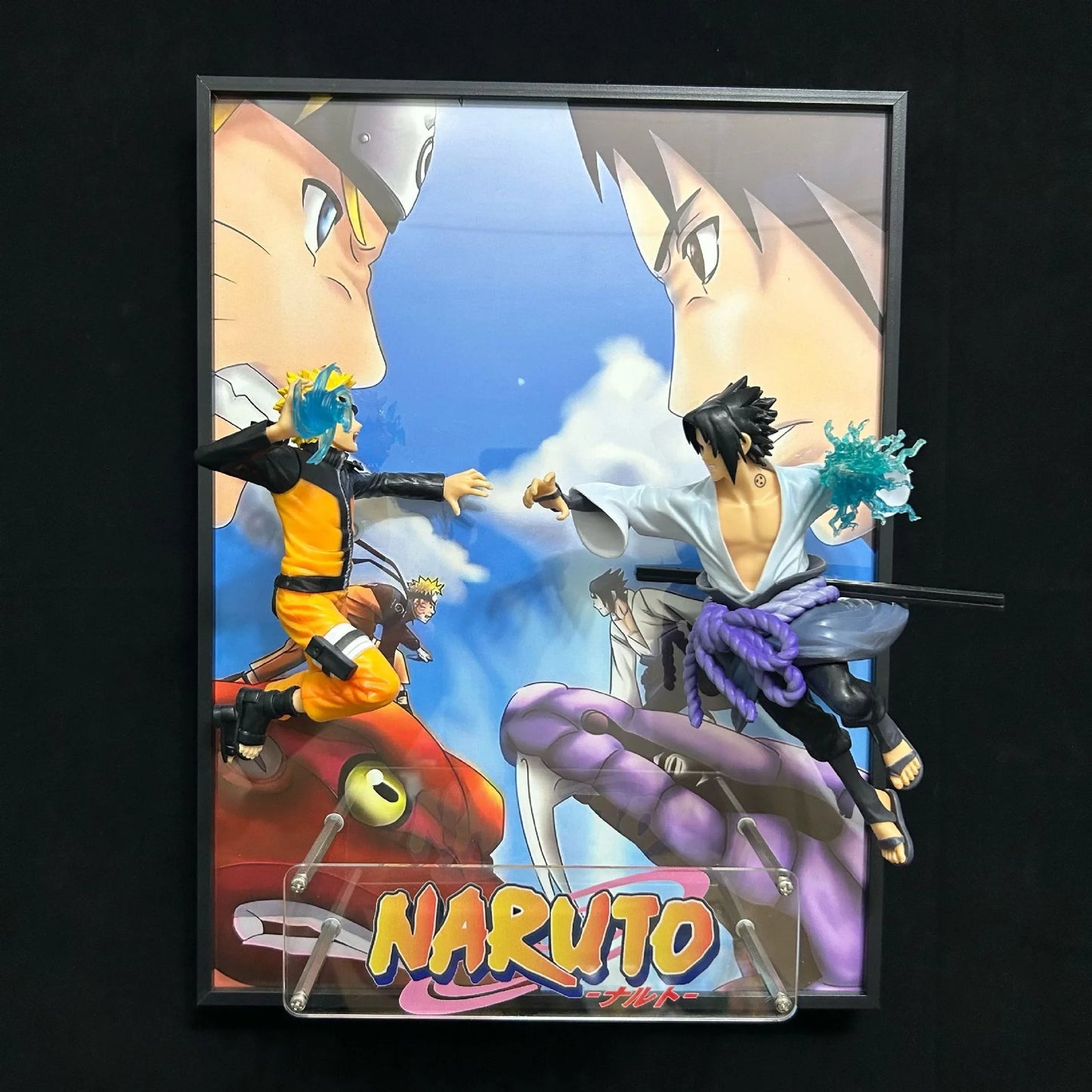 Naruto Anime | Poster with figurines | 2 in 1