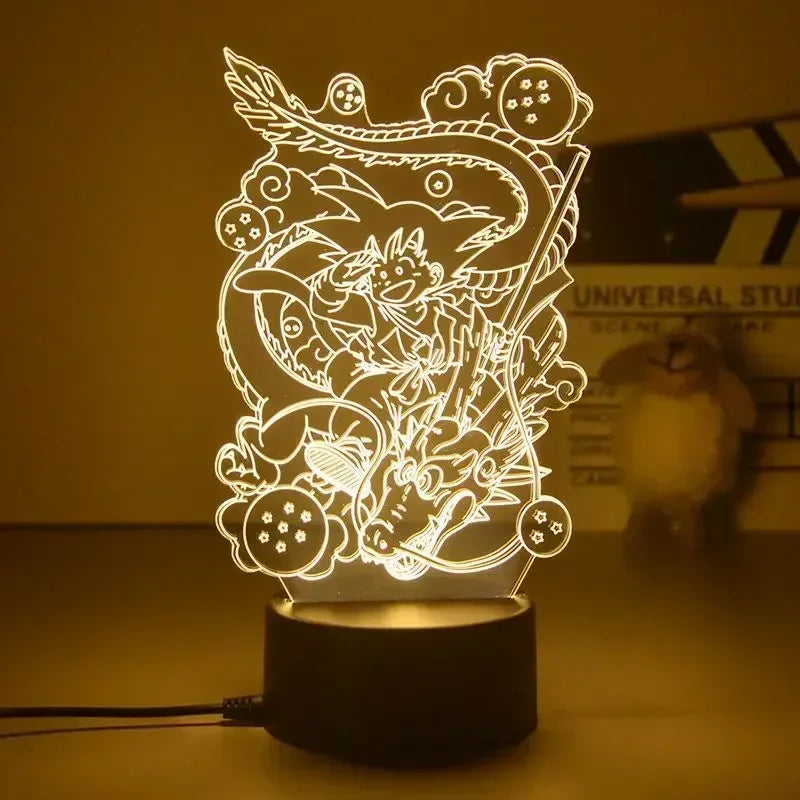 Dragon Ball | LED Night Lights | Acrylic Lamp (optional)