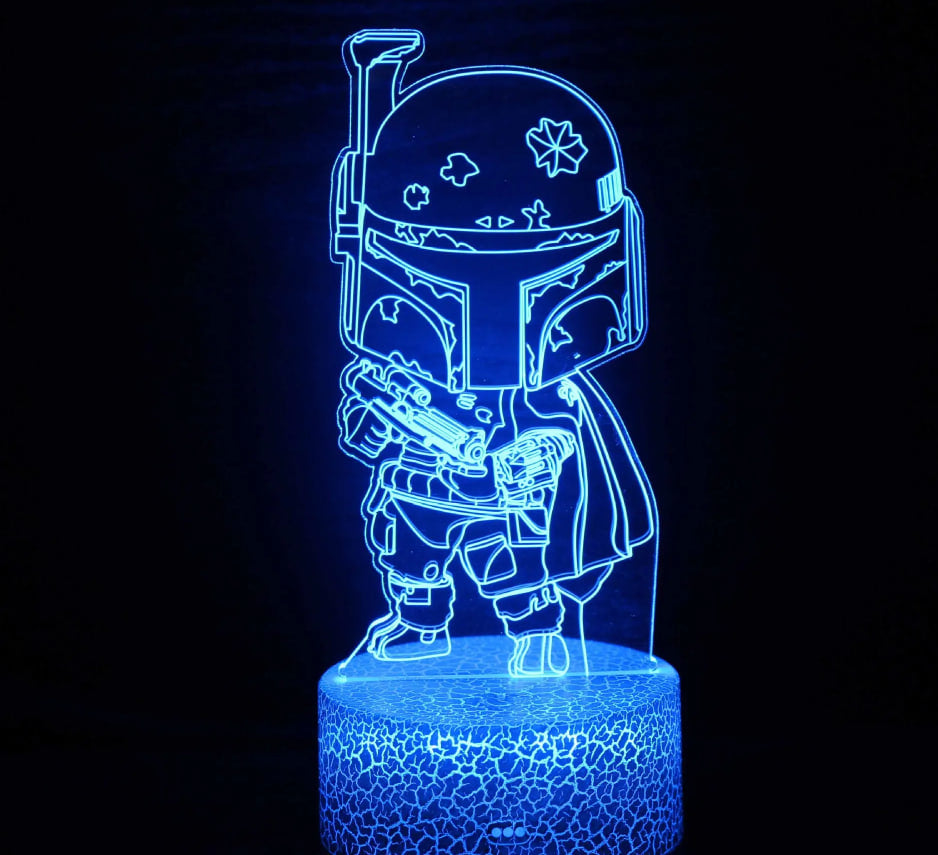 Star Wars | LED Night Lights | Acrylic Lamp (16 colors)