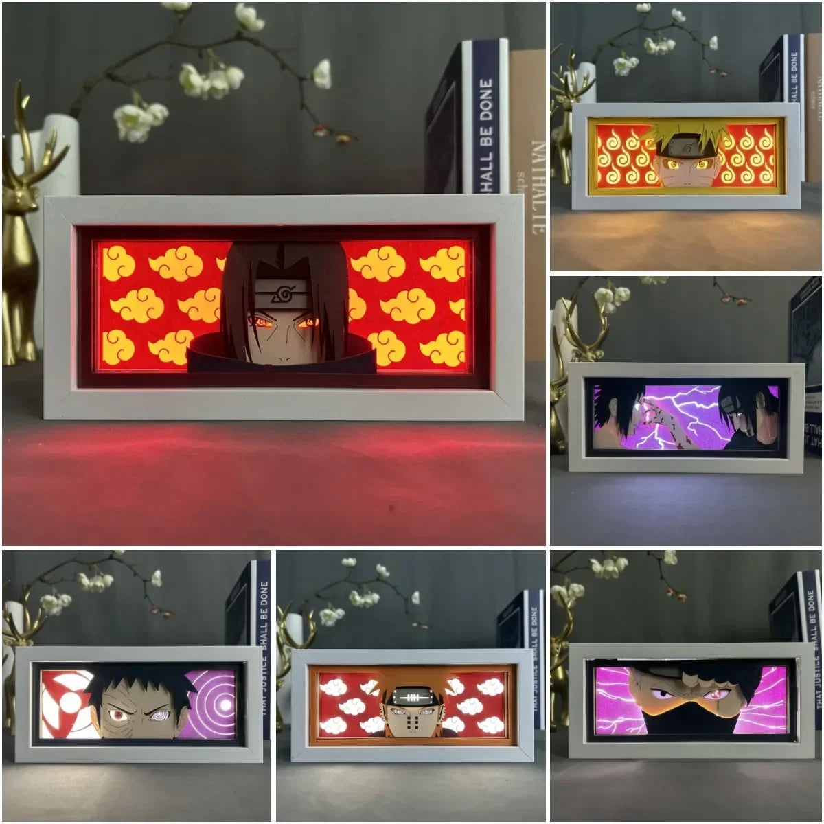 Naruto | 3D Anime LED Light Box | Decoration Lamp with favorite characters