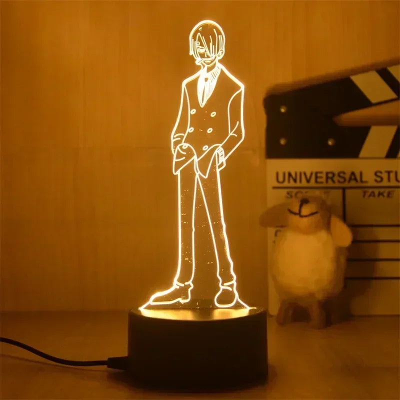 3D Anime One Piece | LED Night Lights | Acrylic Lamp