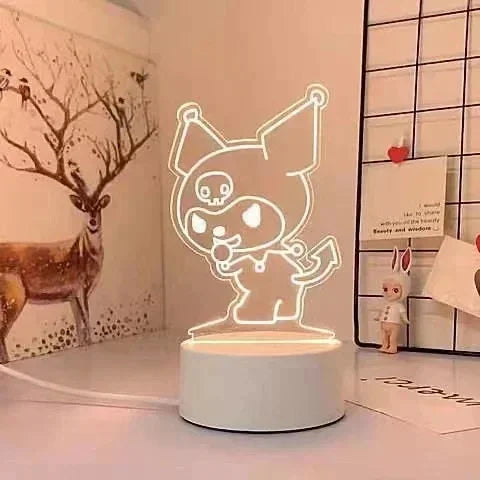 Kawaii Sanrio | LED Night Lights | Acrylic Lamp (16 colors)