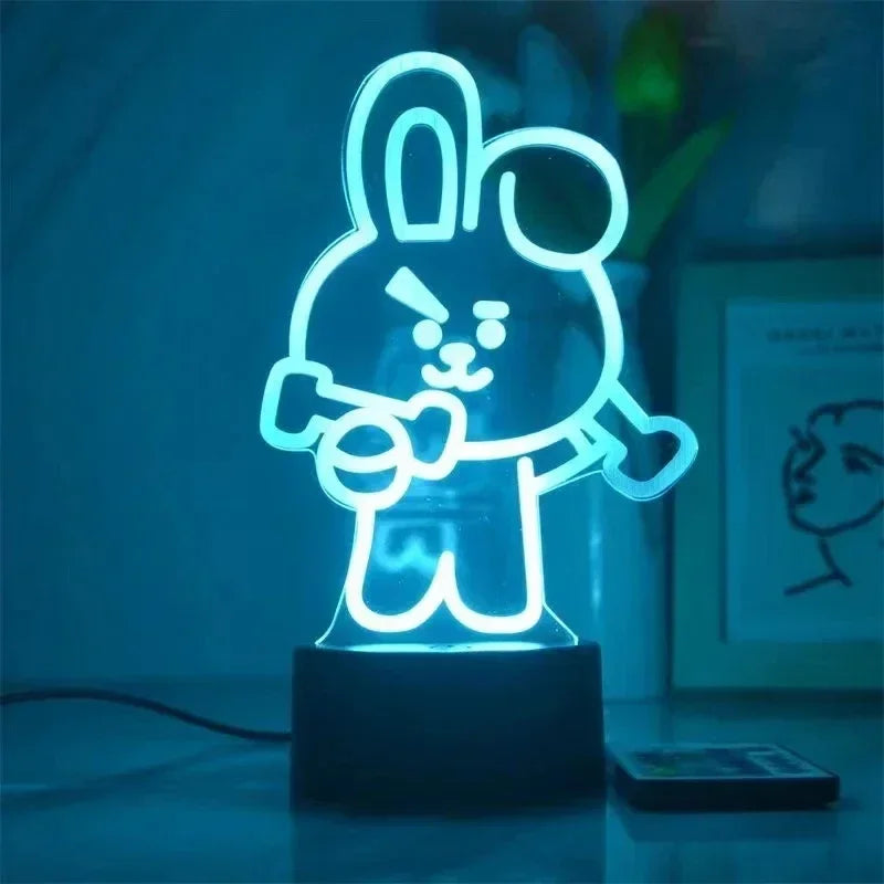 Kawaii Sanrio | LED Night Lights | Acrylic Lamp (16 colors)