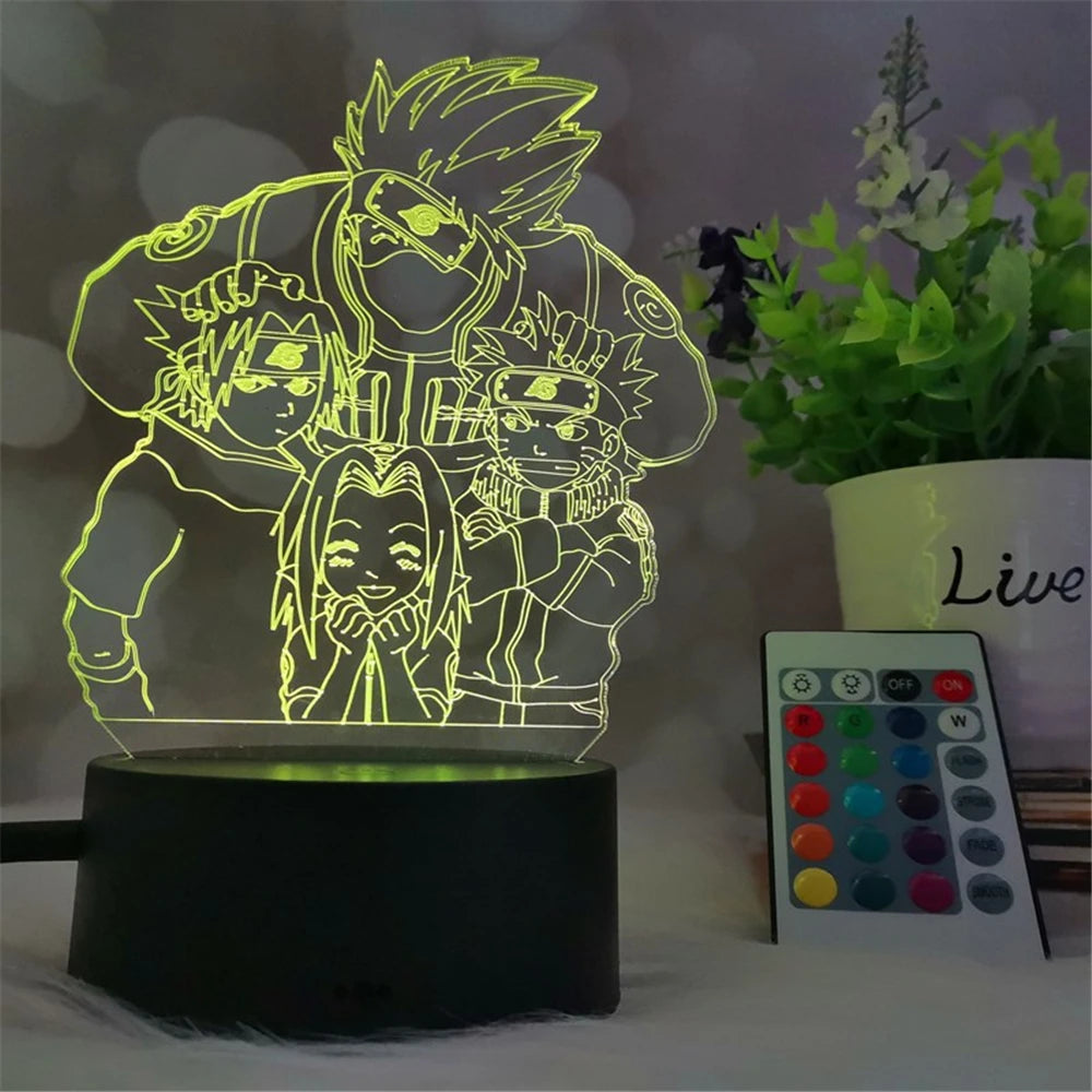 Naruto | LED Night Lights | Acrylic Lamp (16 colors)