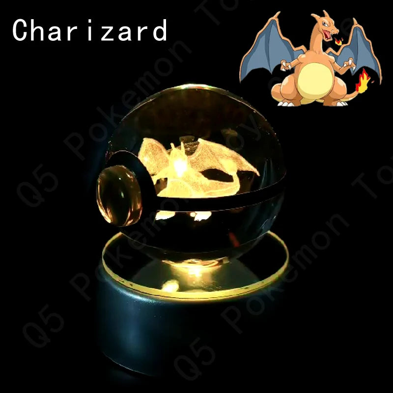 Boule de cristal Pokémon 3D | Décorations lumineuses pour tous 