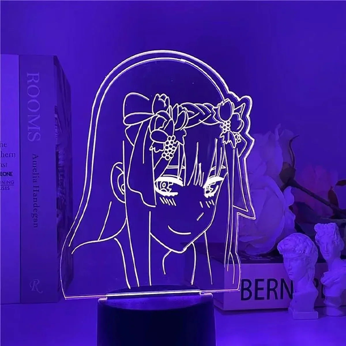 Zero Two | LED Night Lights | Acrylic Lamp (16 colors)