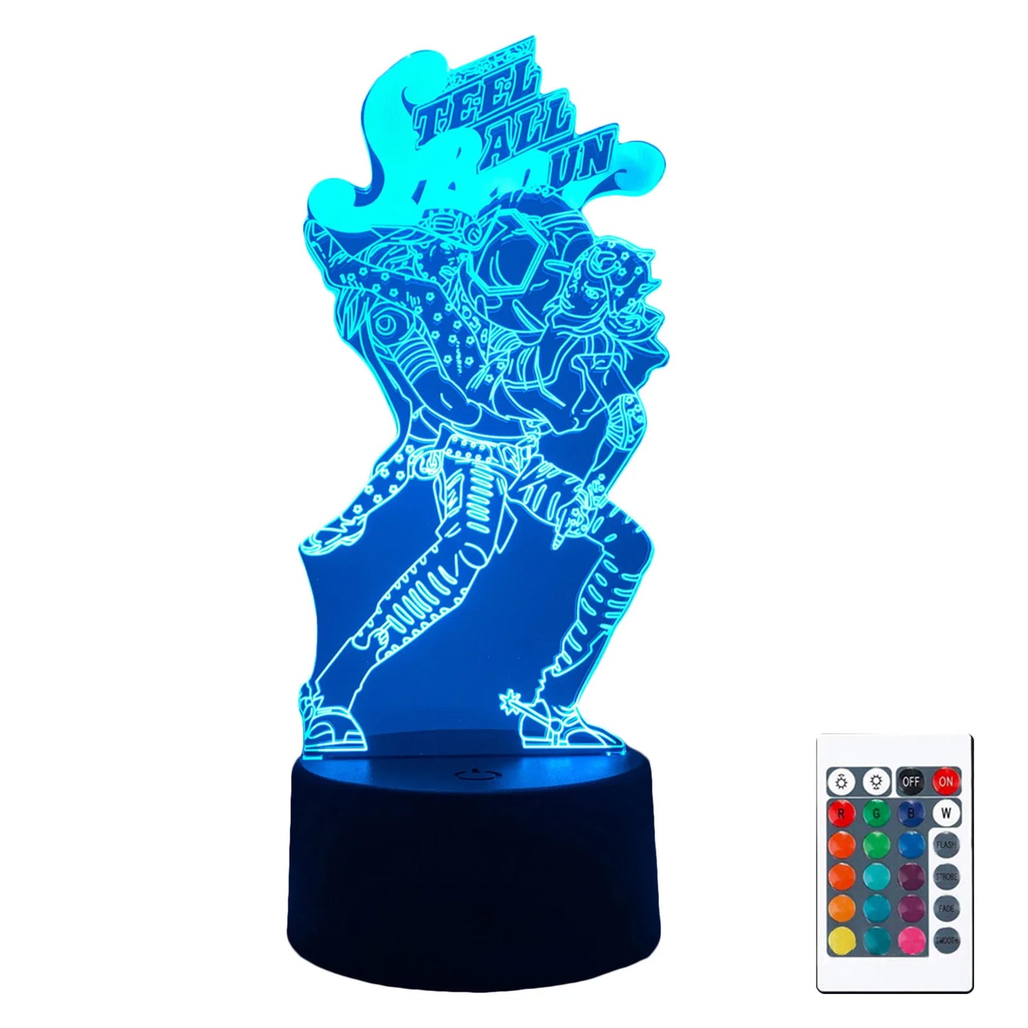 Jojos Bizarre Adventure | Veilleuses LED | Lampe acrylique (16 couleurs) 