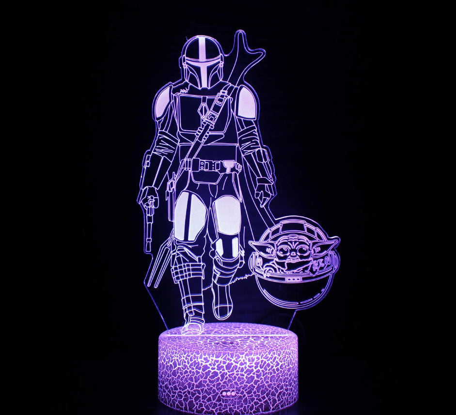 Star Wars | LED Night Lights | Acrylic Lamp (16 colors)