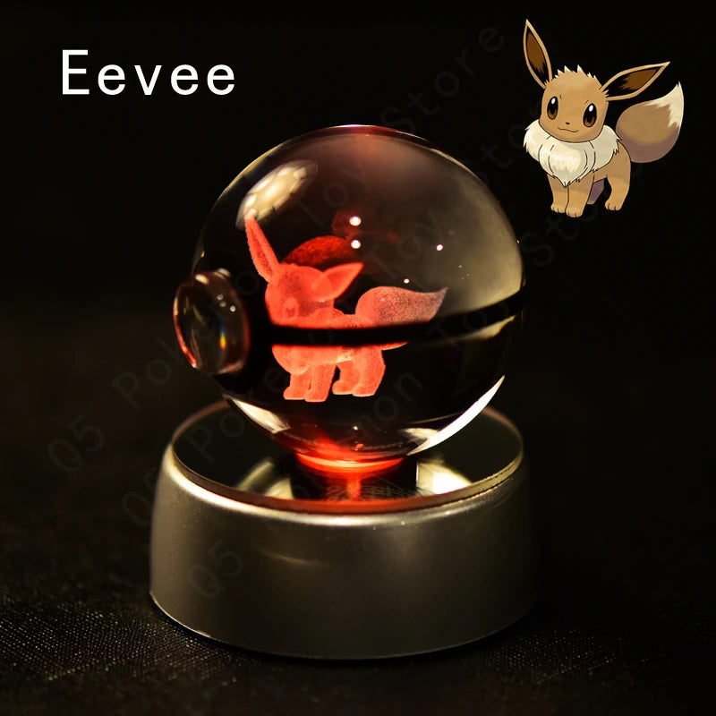 Boule de cristal Pokémon 3D | Décorations lumineuses pour tous 