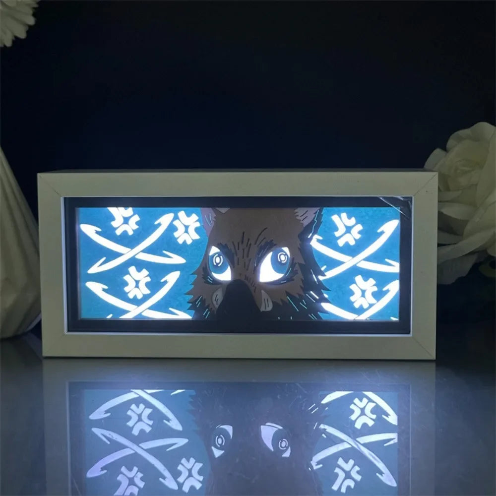 Demon Slayer | 3D Anime LED Light Box | Decoration Lamp with favorite characters