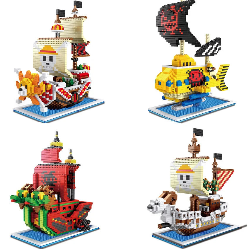 One Piece | LEGO like | Pirate ship (Bricks, blocks, linkgo)