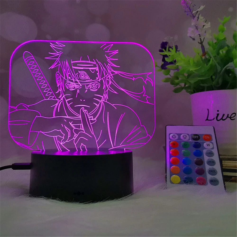 Naruto | LED Night Lights | Acrylic Lamp (16 colors)