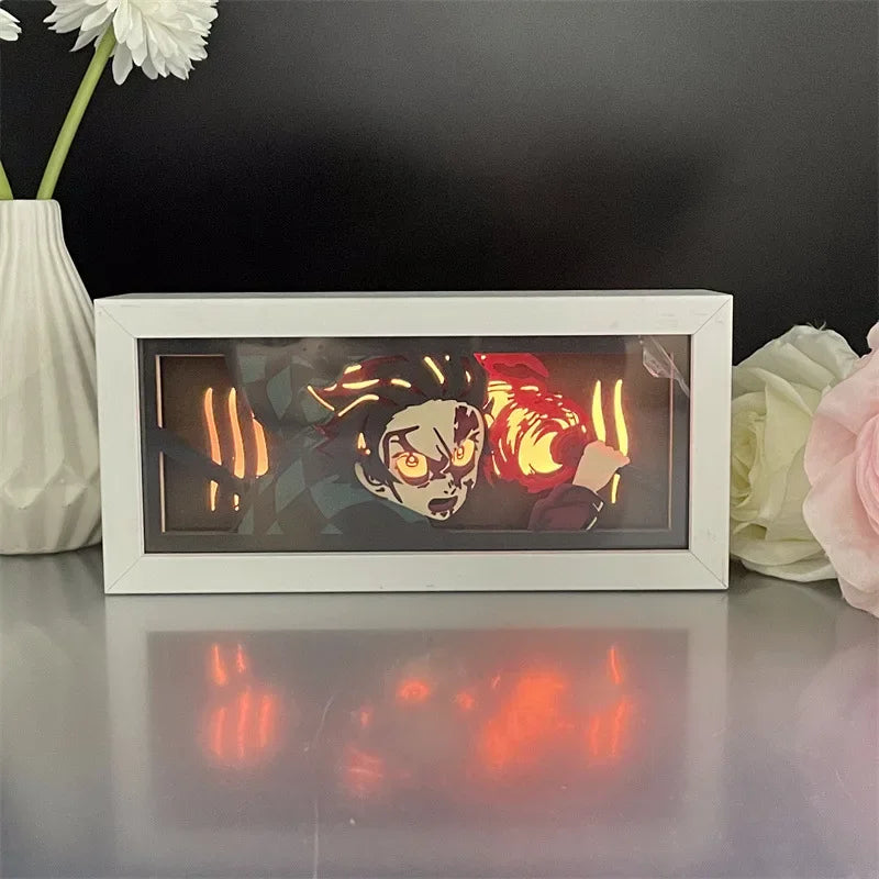 Demon Slayer | 3D Anime LED Light Box | Decoration Lamp with favorite characters