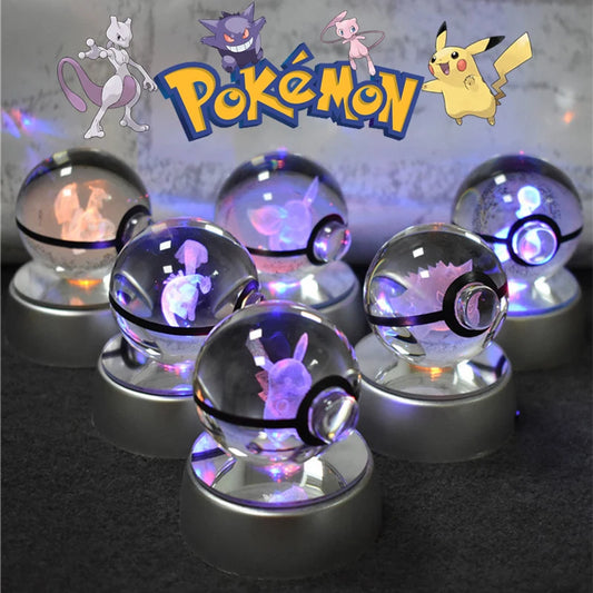 Boule de cristal Pokémon 3D | Décorations lumineuses pour tous 