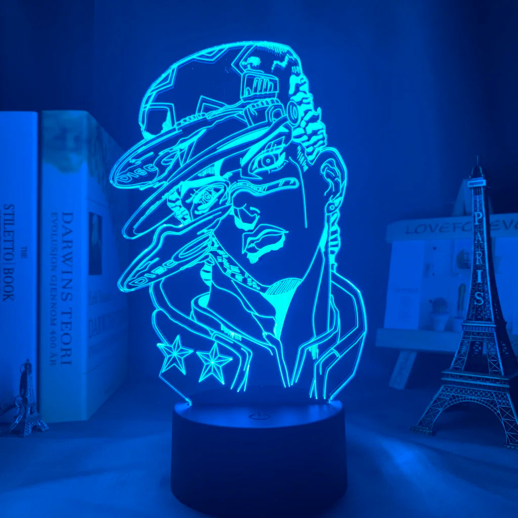 JoJo Bizarre Adventure | LED Night Lights | Acrylic Lamp (16 colors)