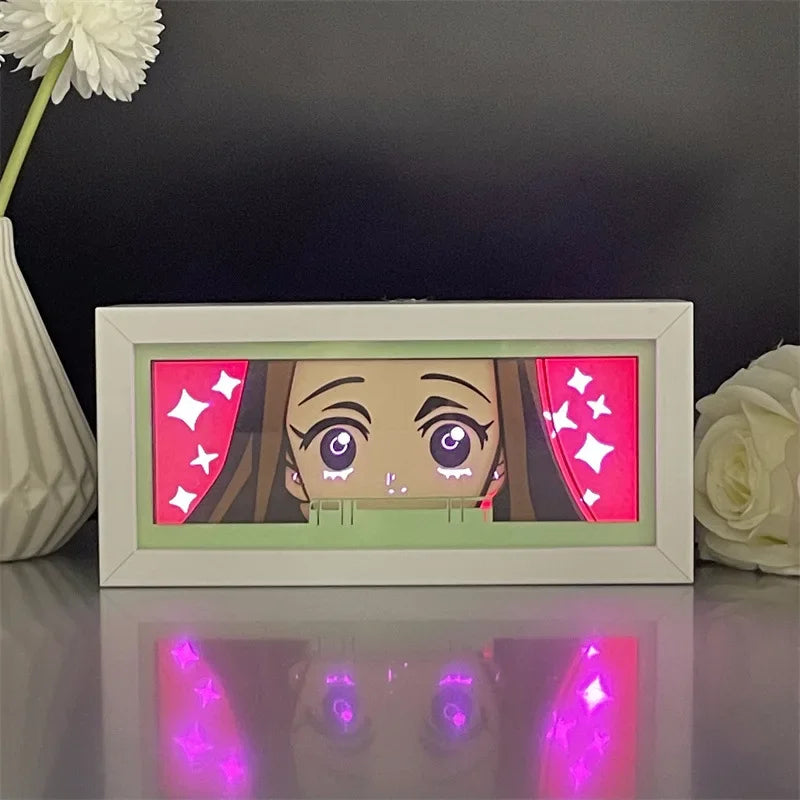 Demon Slayer | 3D Anime LED Light Box | Decoration Lamp with favorite characters